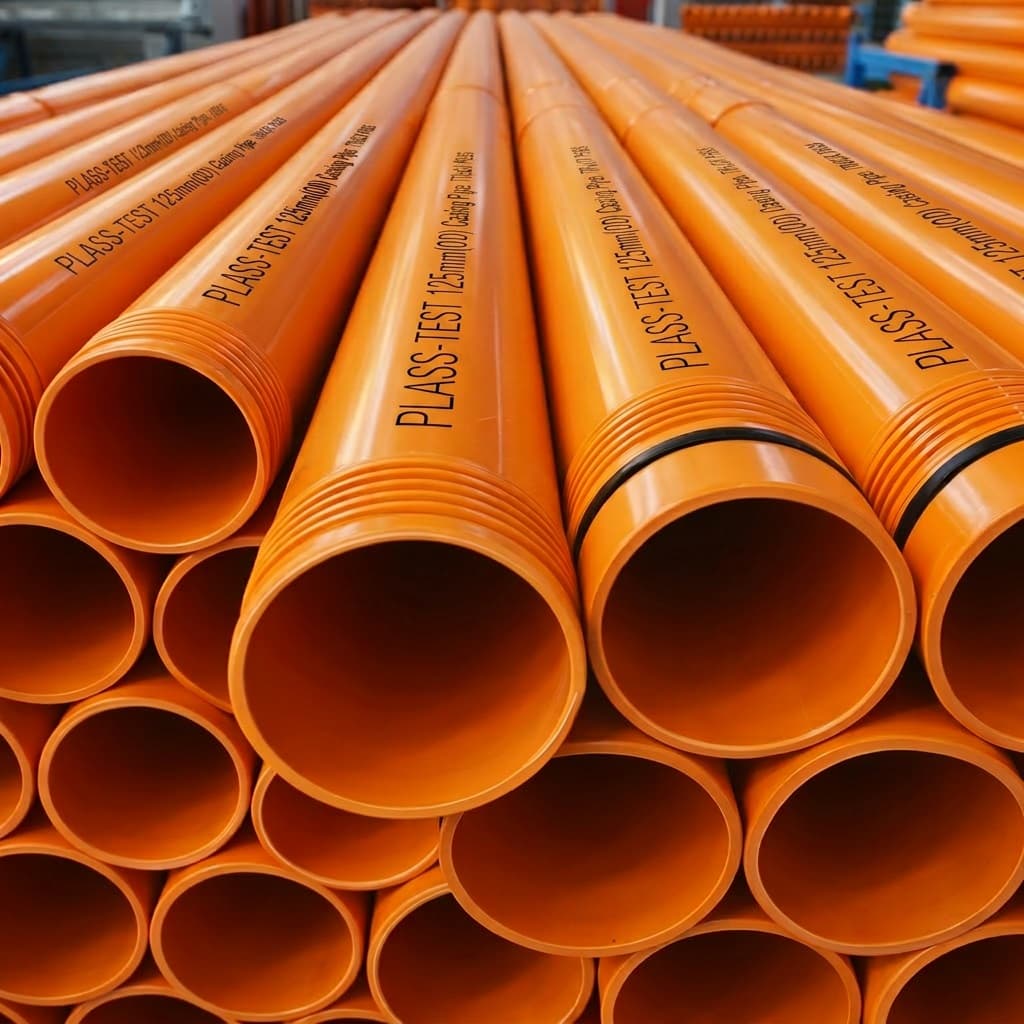 Plass Test Orange Casing Pipe
